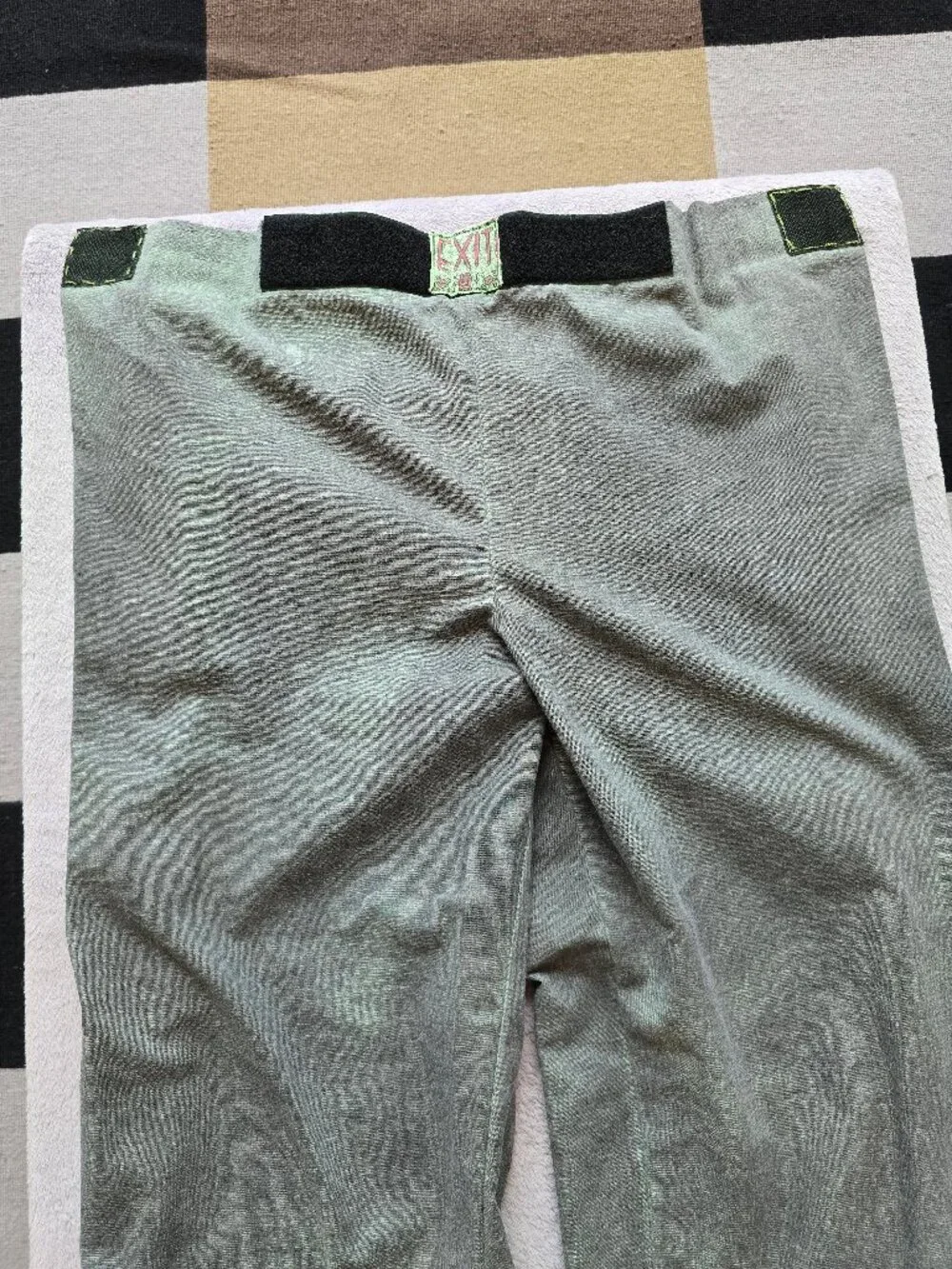 Rare Hammer/Harem 1980s style velcro waist wide leg cotton pants - Picture 4 of 9